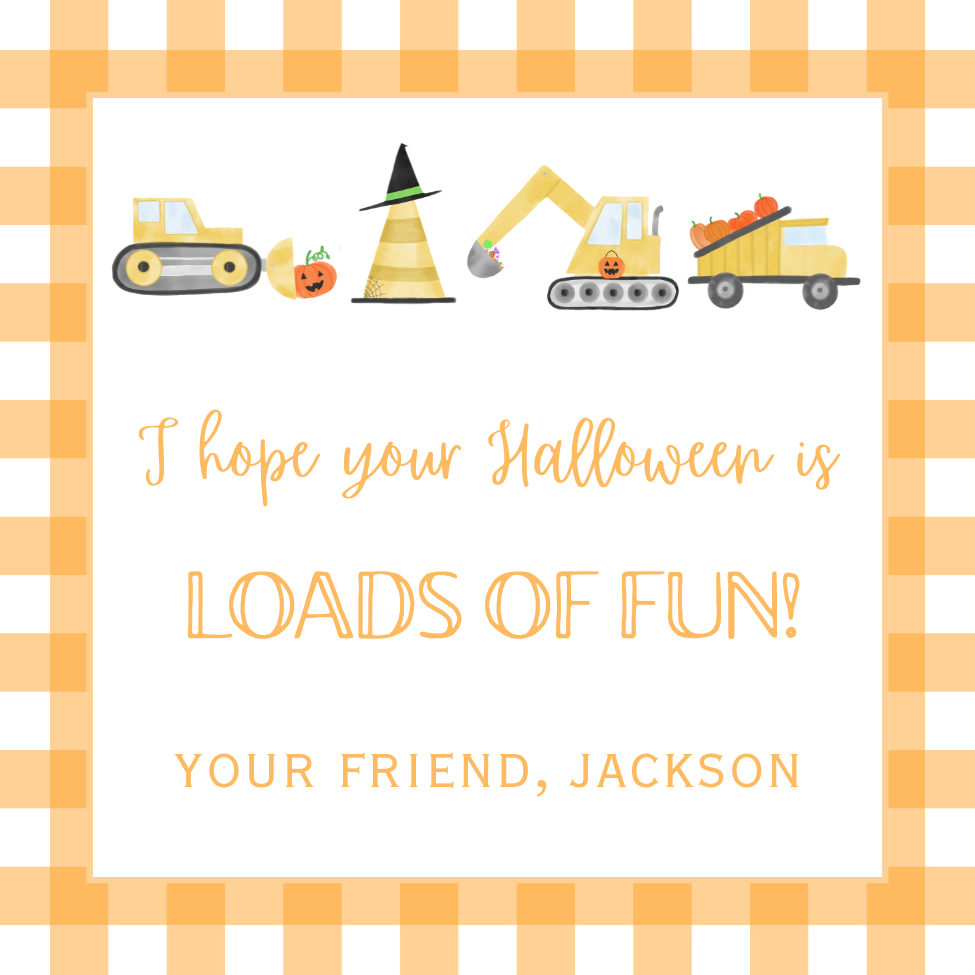 Loads of Fun Square Gift Tags (set of 25)