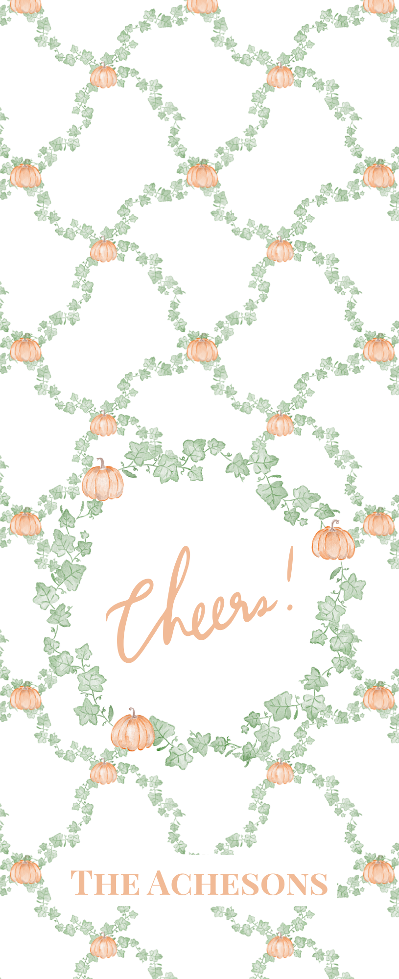 Pumpkin Wine Gift Tags