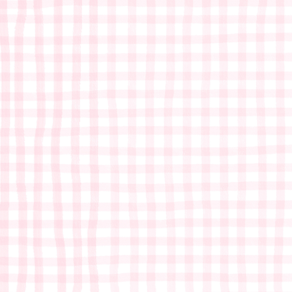 Pink Gingham Square Gift Tags (set of 25)