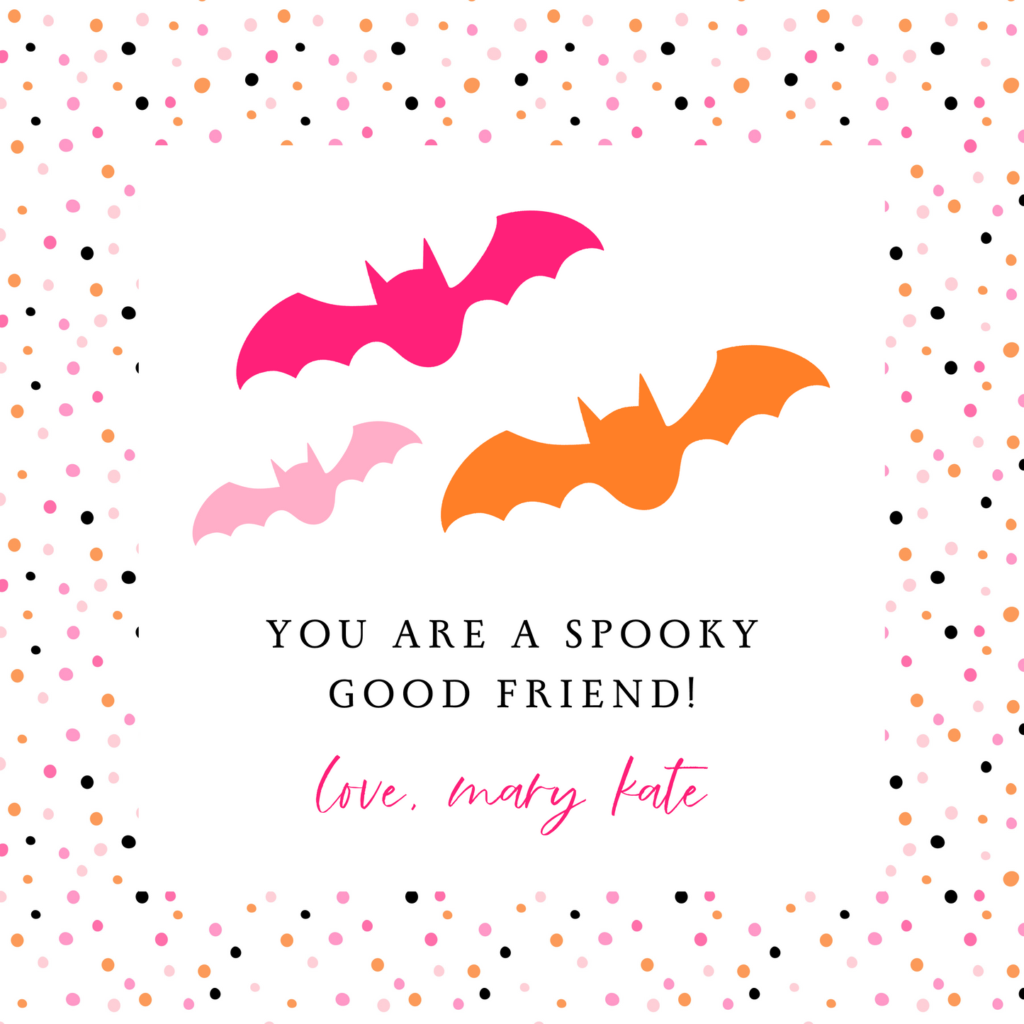 Spooky Good Fall Gift Tag Set of 25