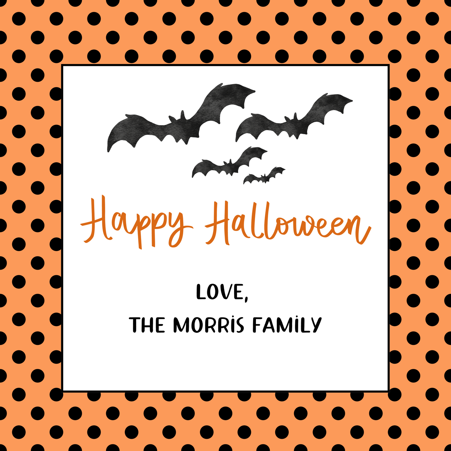 Spooky Good Fall Gift Tag Set of 25