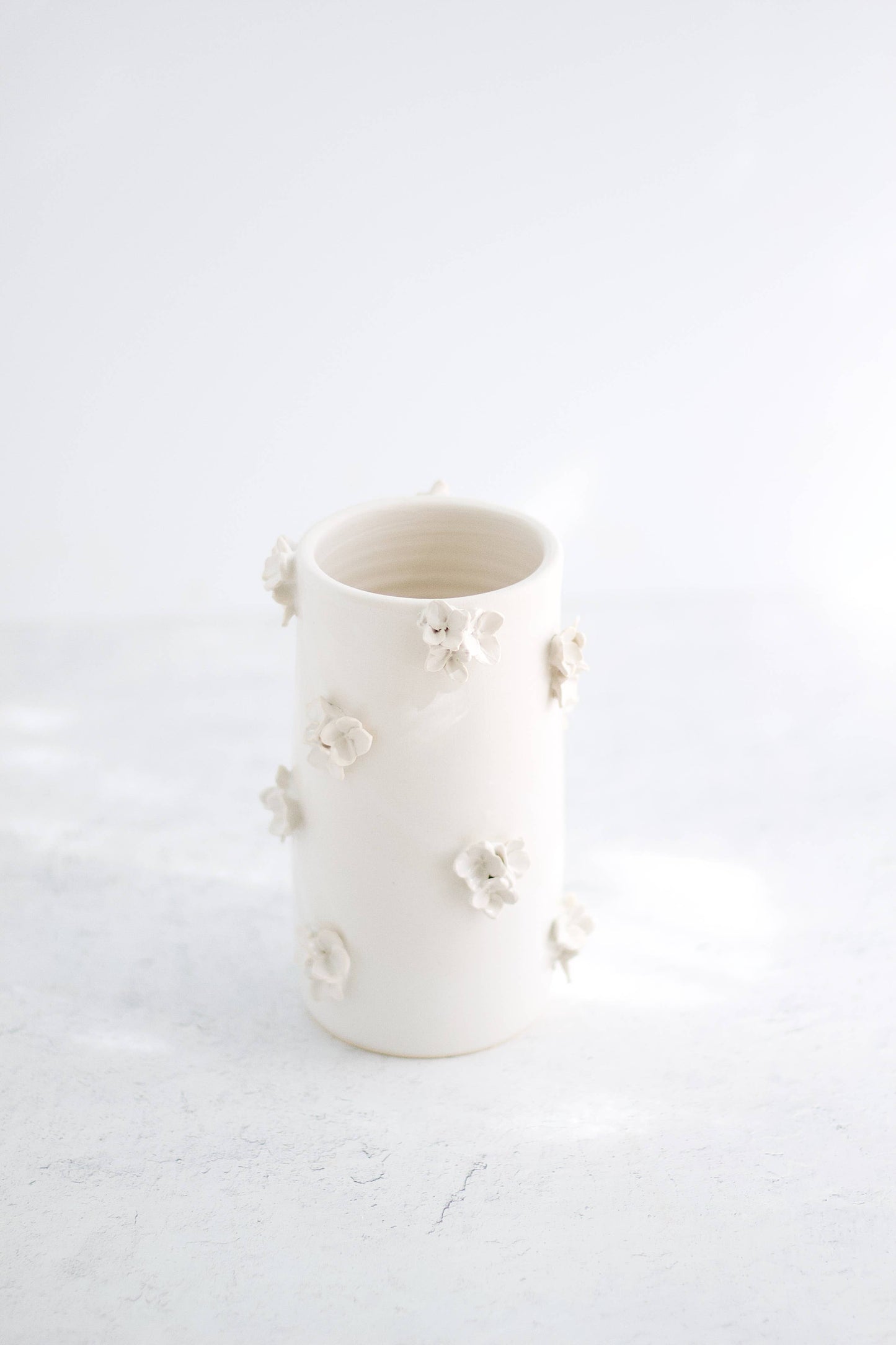 Cream Flower Vase