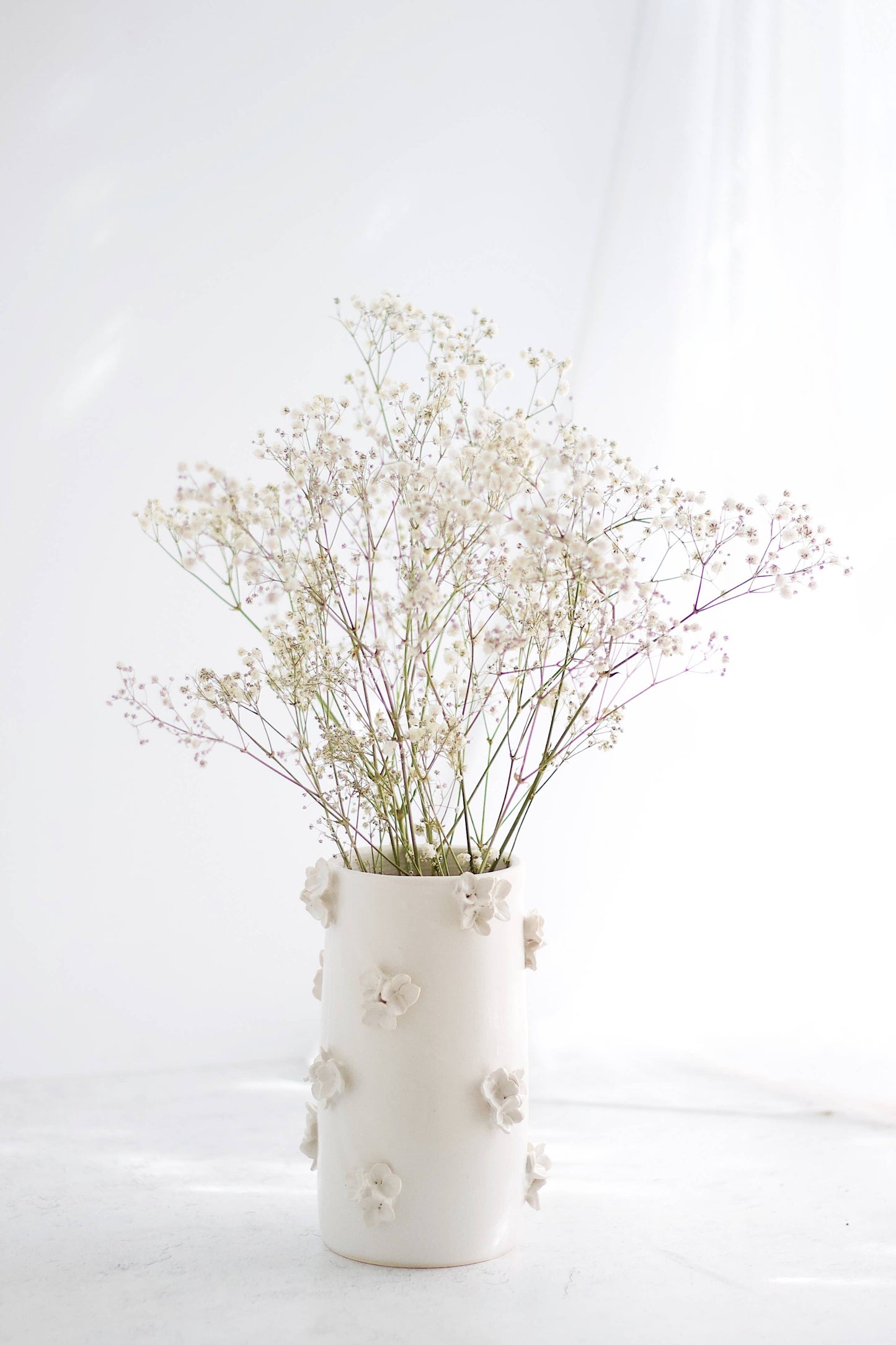 Cream Flower Vase