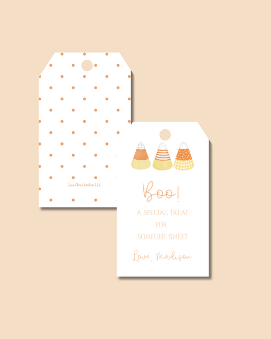 Halloween Candy Gift Tags (set of 25)