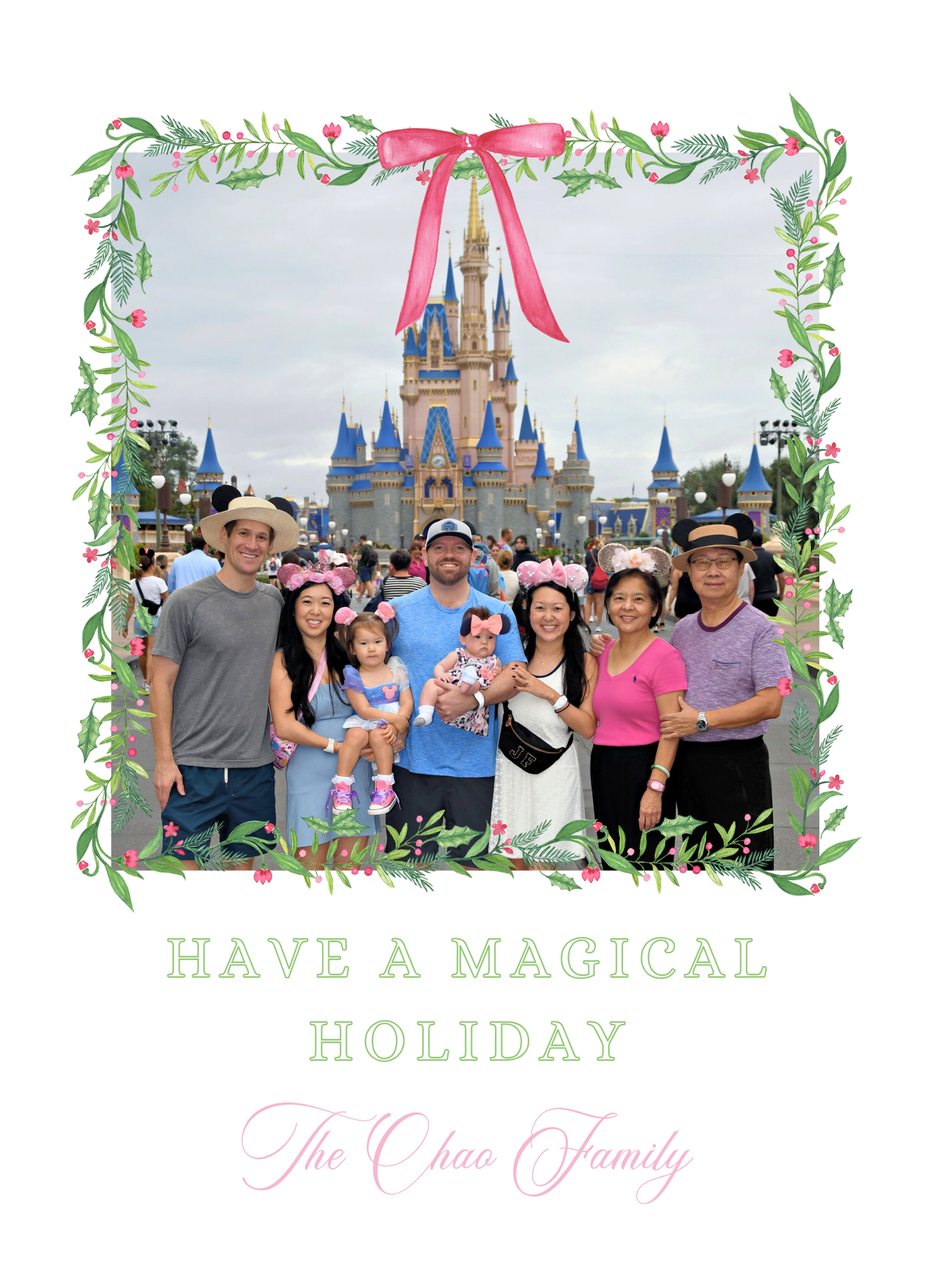 Magic Mickey Holiday Card