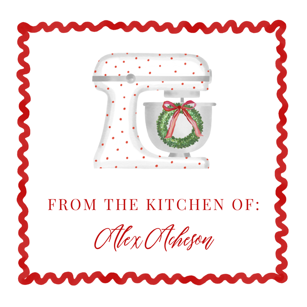 Custom Kitchen of Holiday Gift Tags
