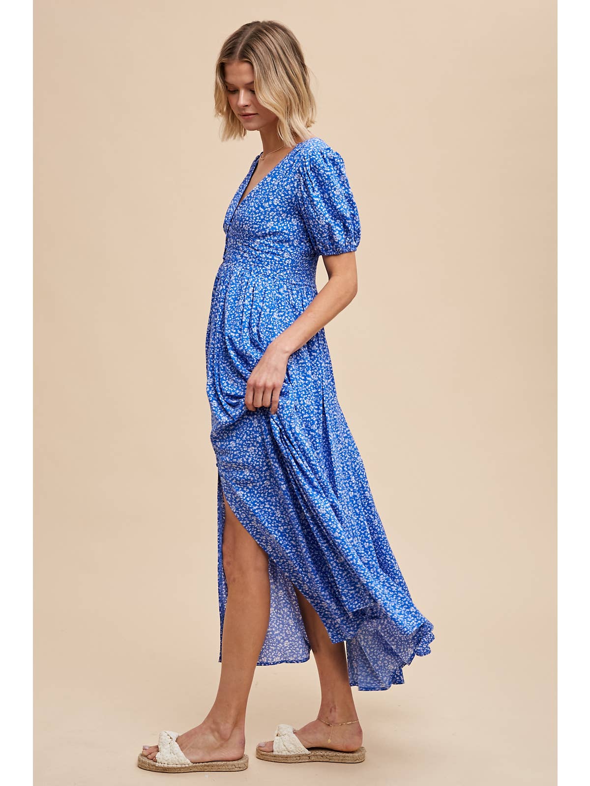 Blue Midi Dress