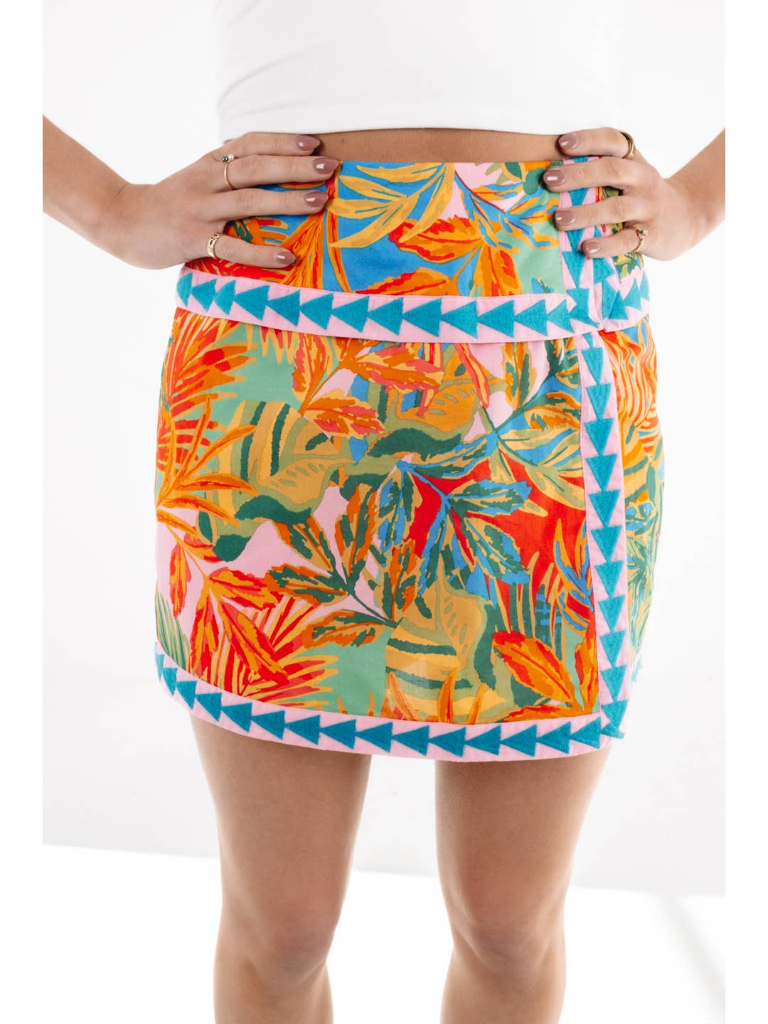 Tropical Wrap Skort