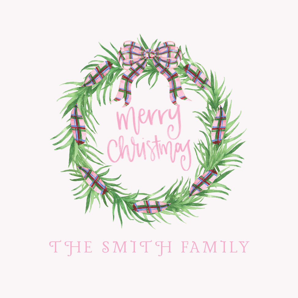 Custom Plaid Holiday Gift Tags