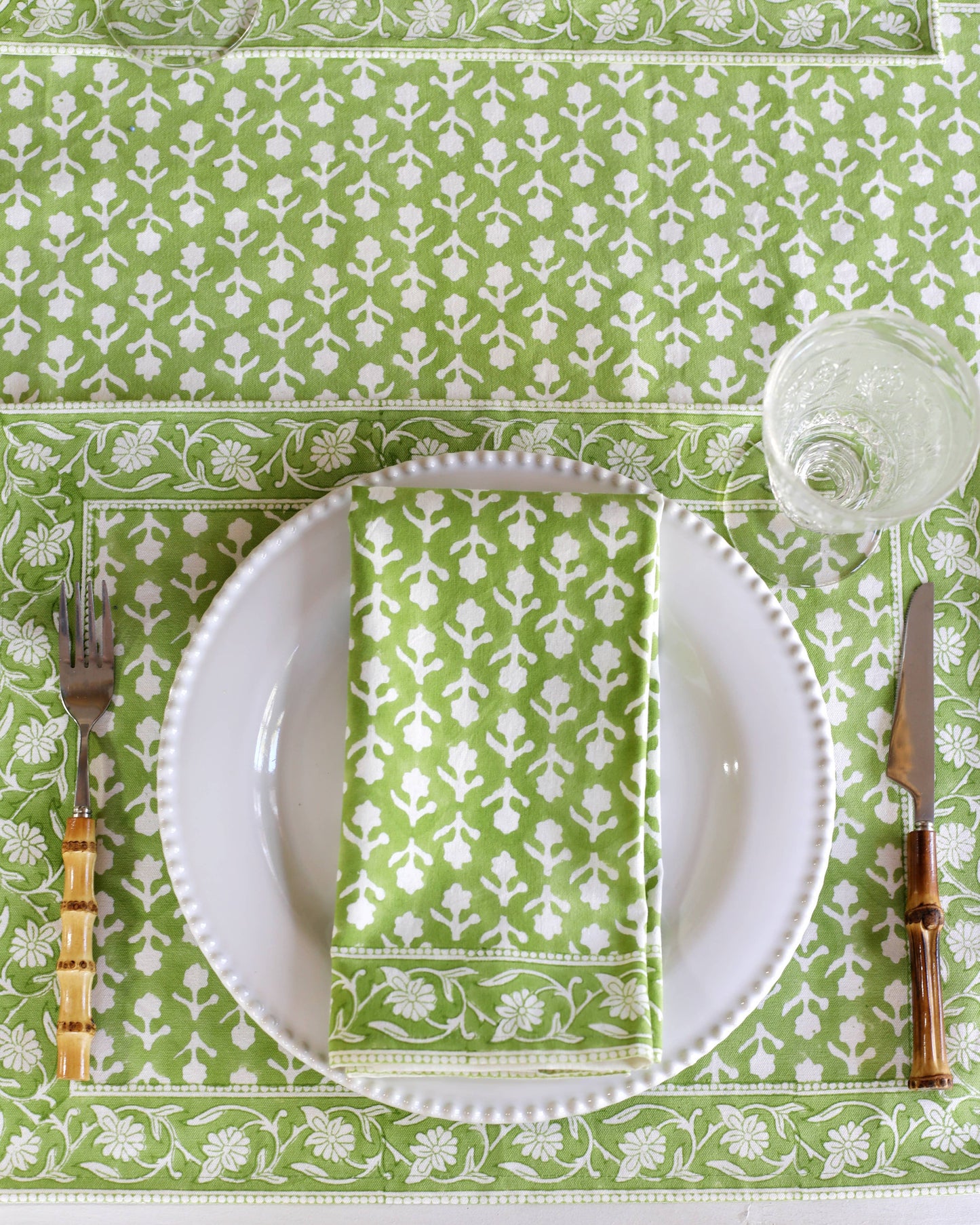 Napkin Charlotte Green, Set of 4