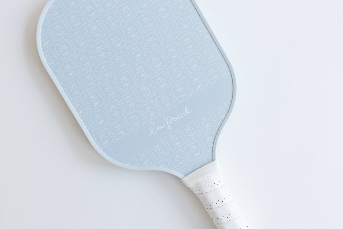 The beautiful beginner pickleball paddle - blue blockprint