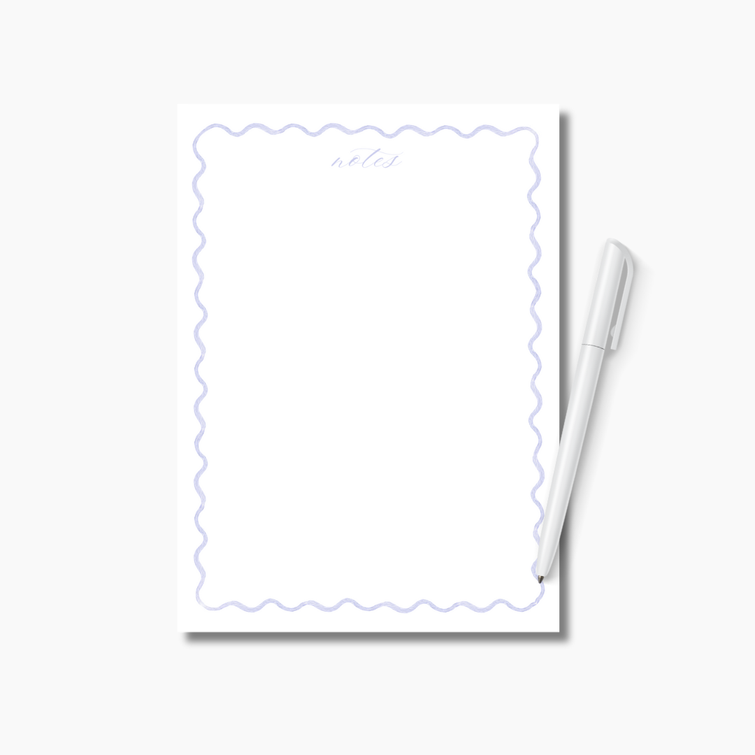 Purple Holiday Notepad