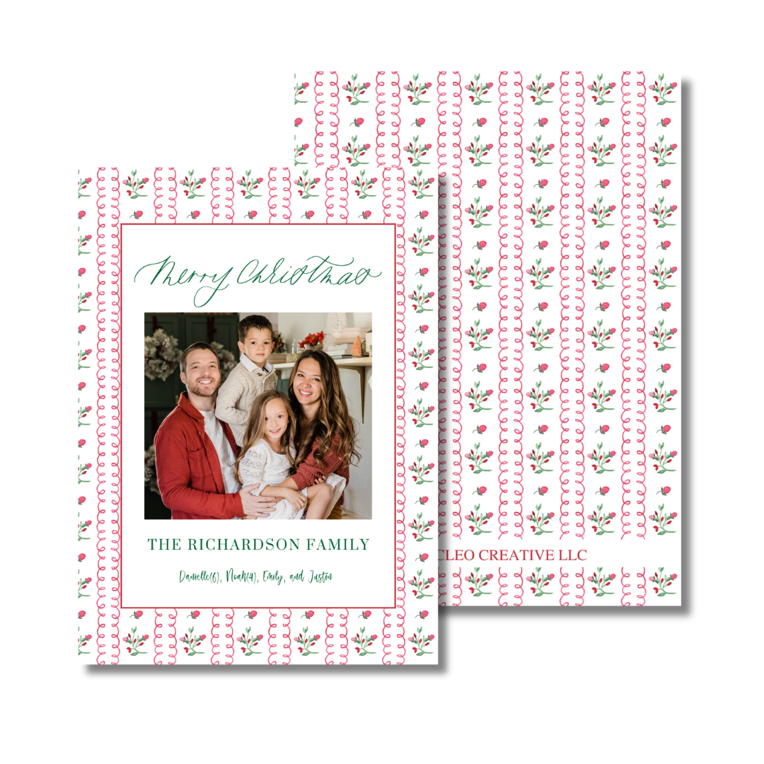 Red Berries Holiday Card