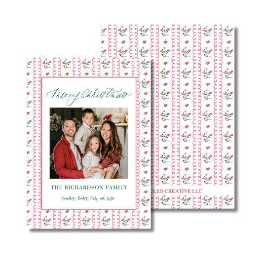 Red Berries Holiday Card