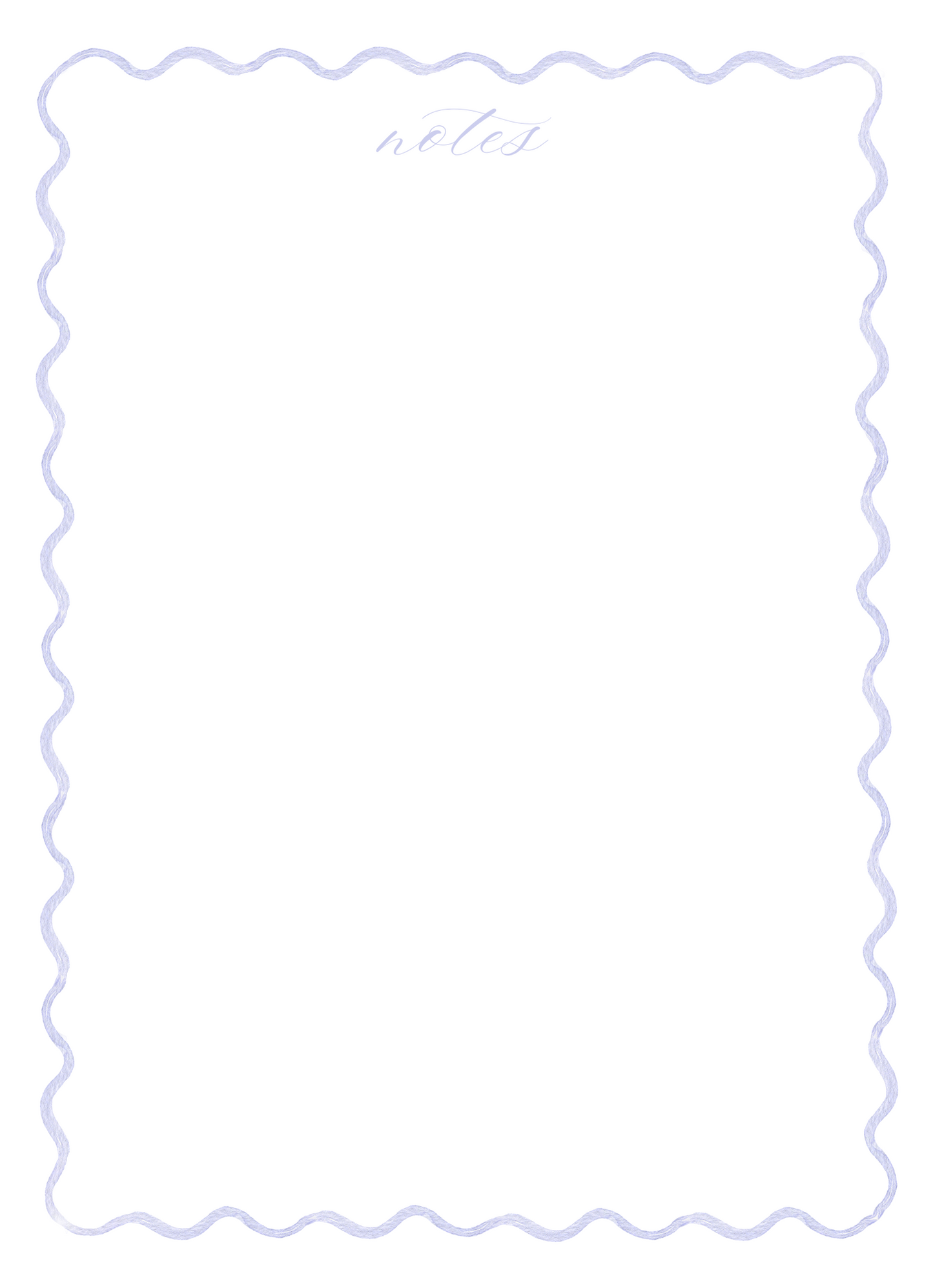 Purple Holiday Notepad