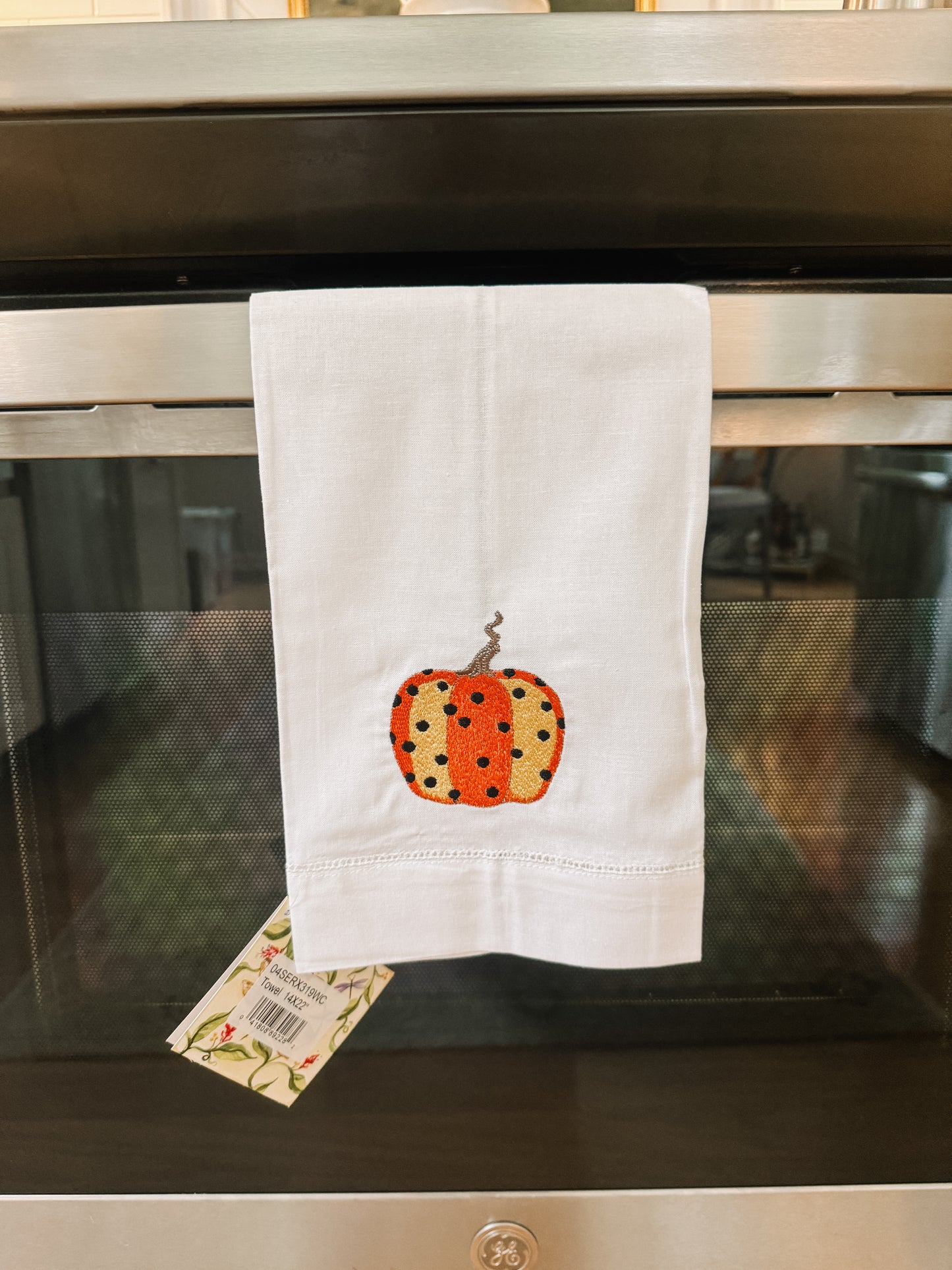 Printed Pumpkin Guest Towel