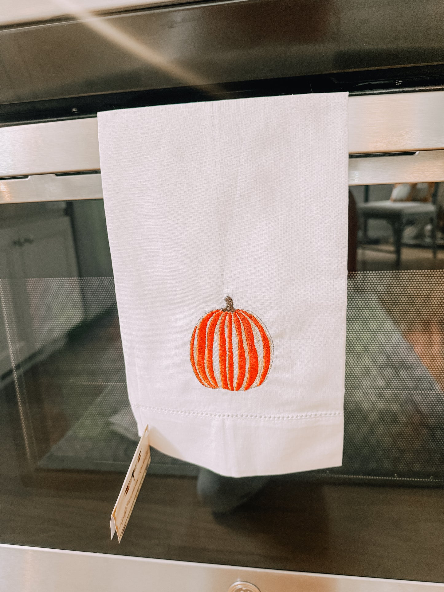 Printed Pumpkin Guest Towel