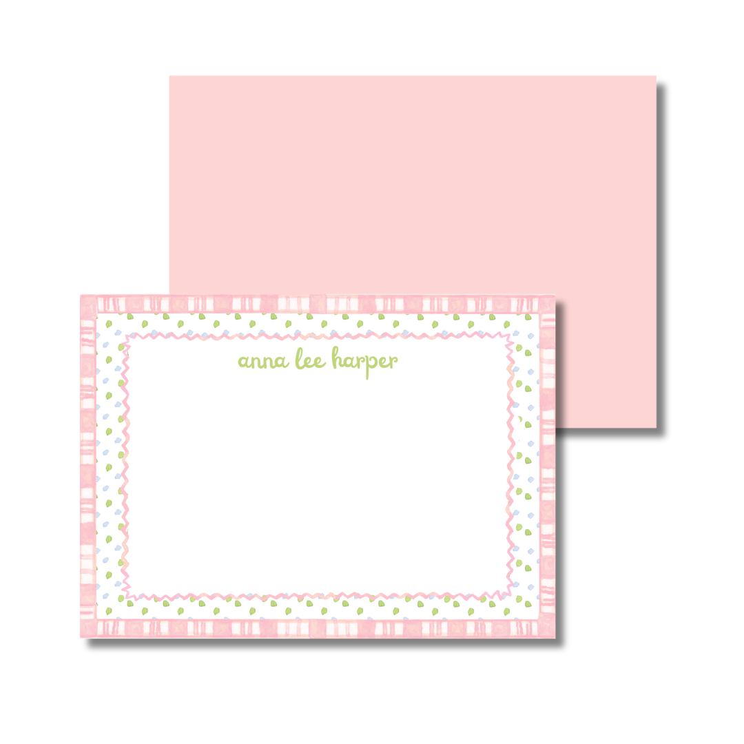 Girls Customized Stationery (Set of 25)