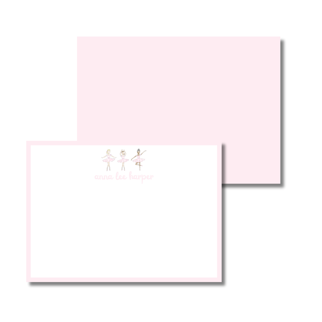 Girls Customized Stationery (Set of 25)