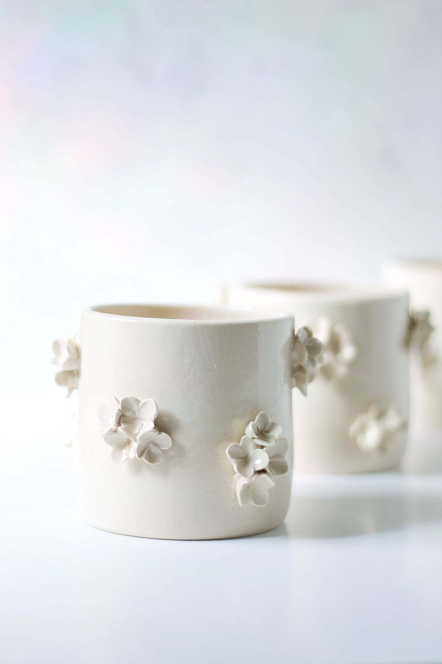 Cream Flower Vase