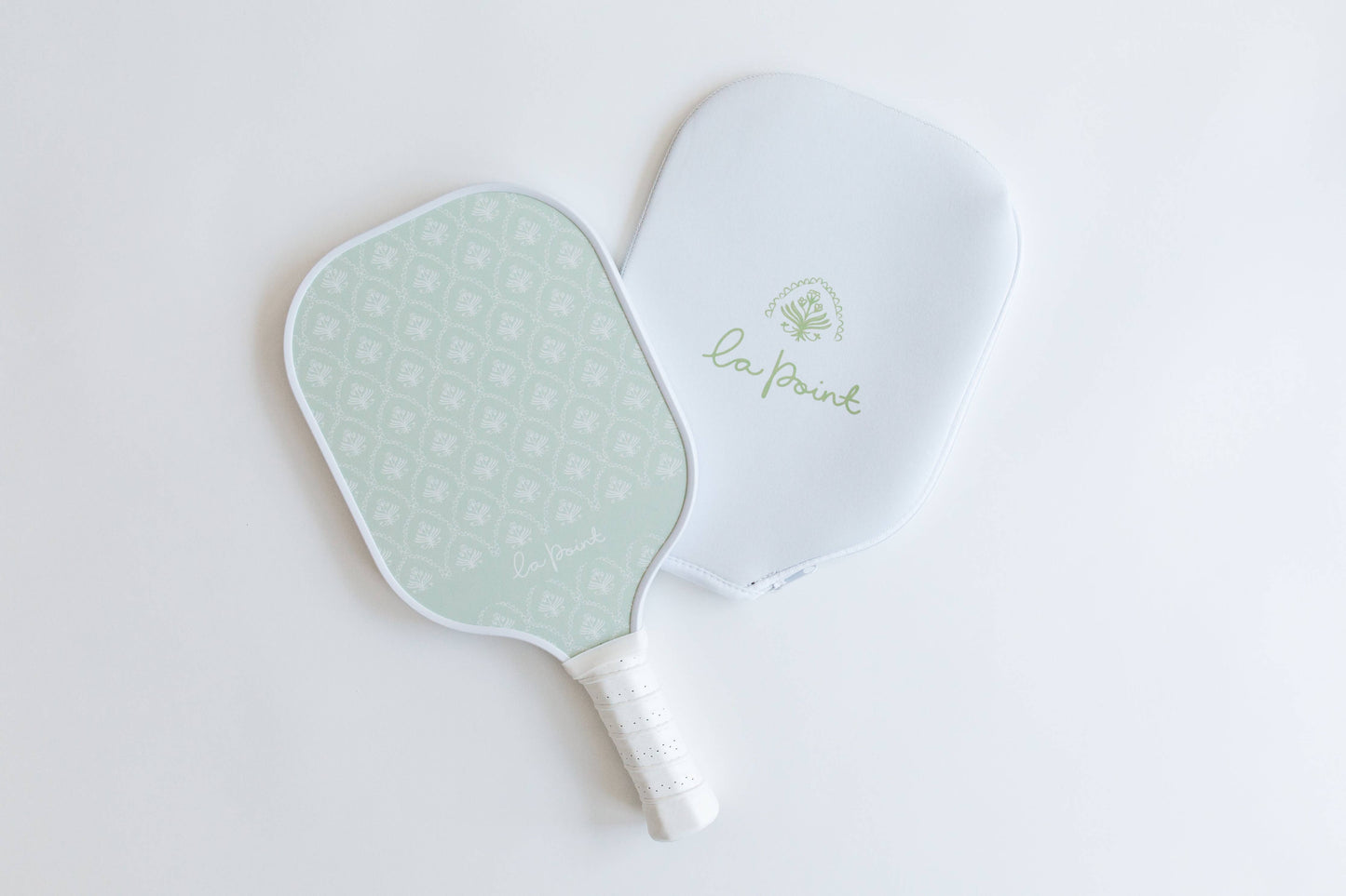 The beautiful beginner pickleball paddle - sage blockprint