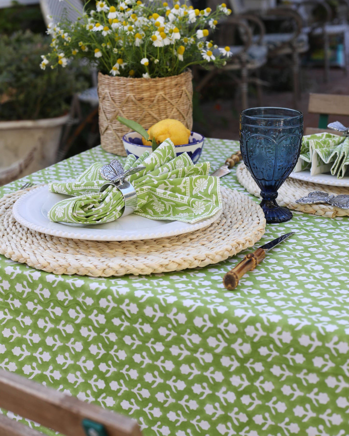 Tablecloth Charlotte Green