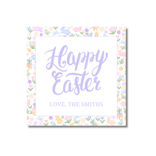 Vibrant Colorful Easter Gift Tags (set of 25)