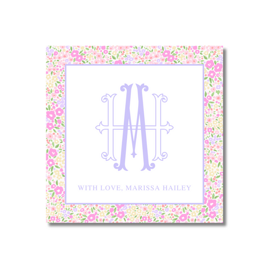 Floral Monogram Gift Tags (set of 25)