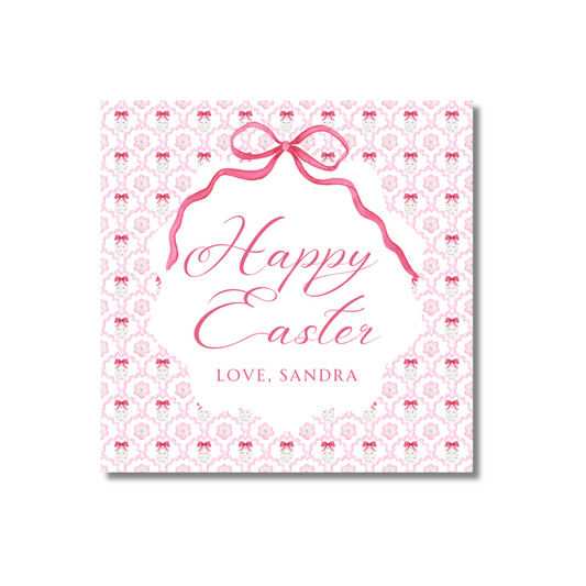 Pink Egg Easter Gift Tags (set of 25)