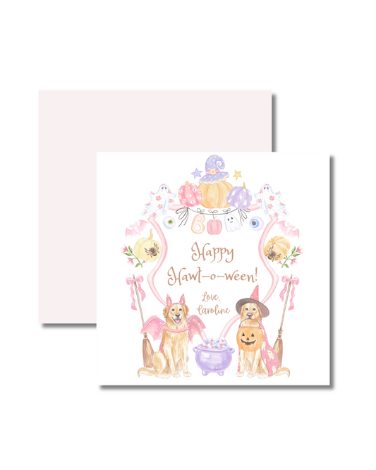 Halloween Golden Square Gift Tags (set of 25)