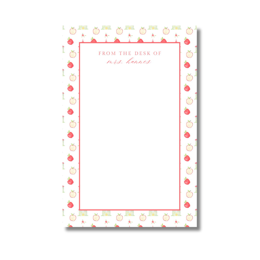 CUSTOMIZED Teacher Notepad 8x5