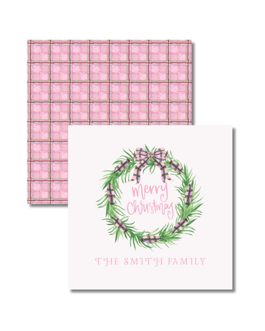 Custom Plaid Holiday Gift Tags