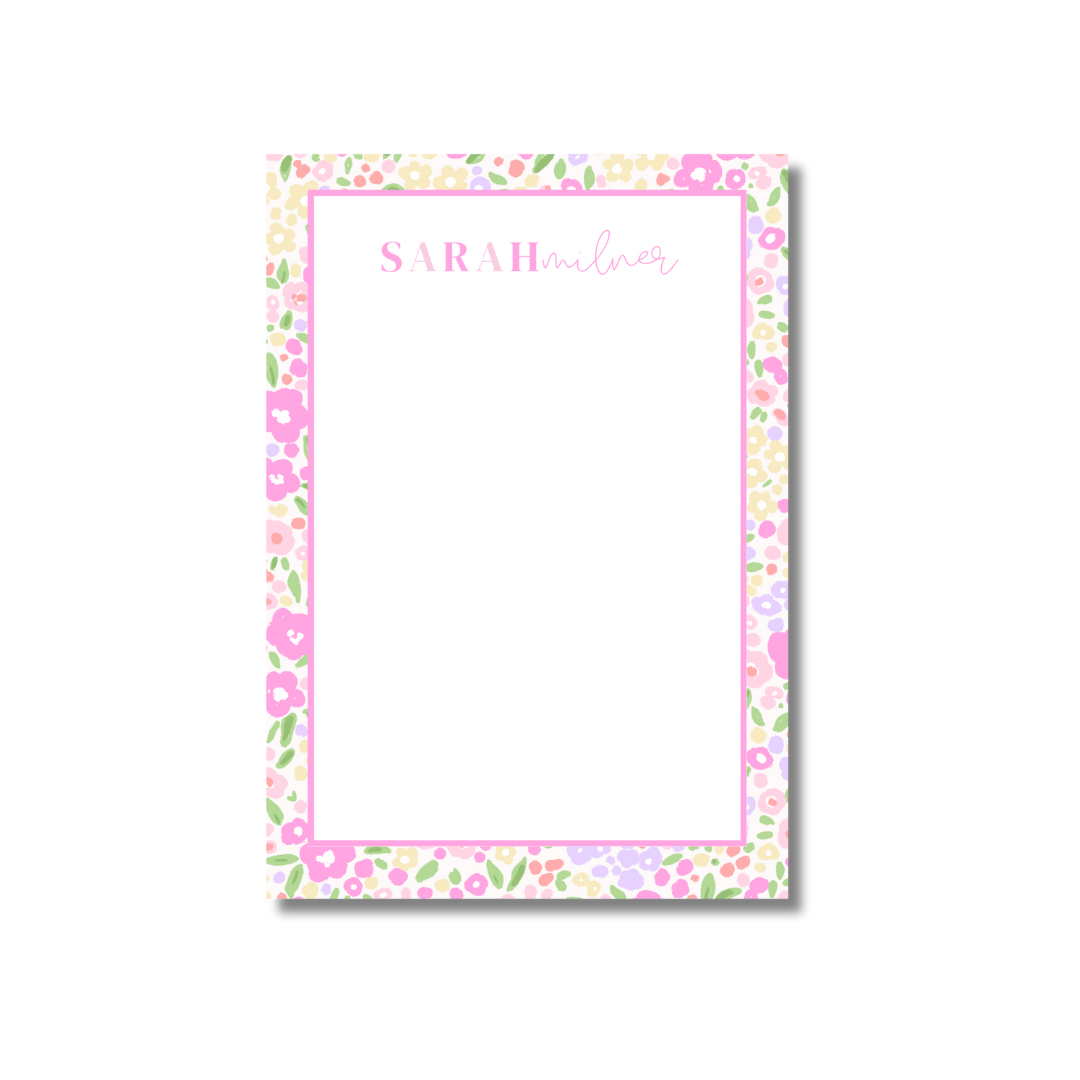 Wild Poppy CUSTOM Notepad