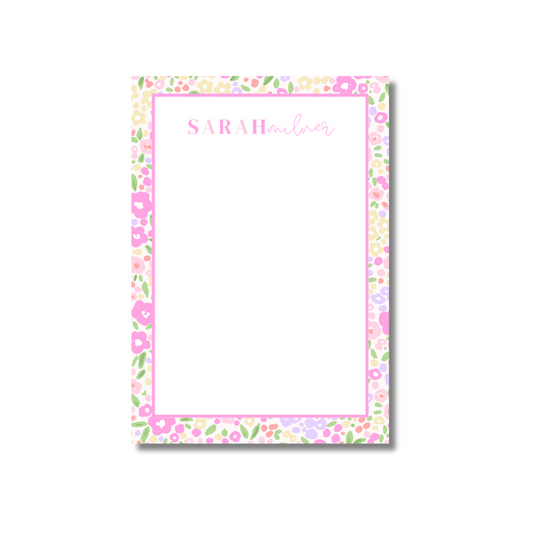 Wild Poppy CUSTOM Notepad