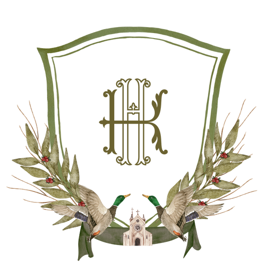 Southern Tradition Custom Wedding Crest