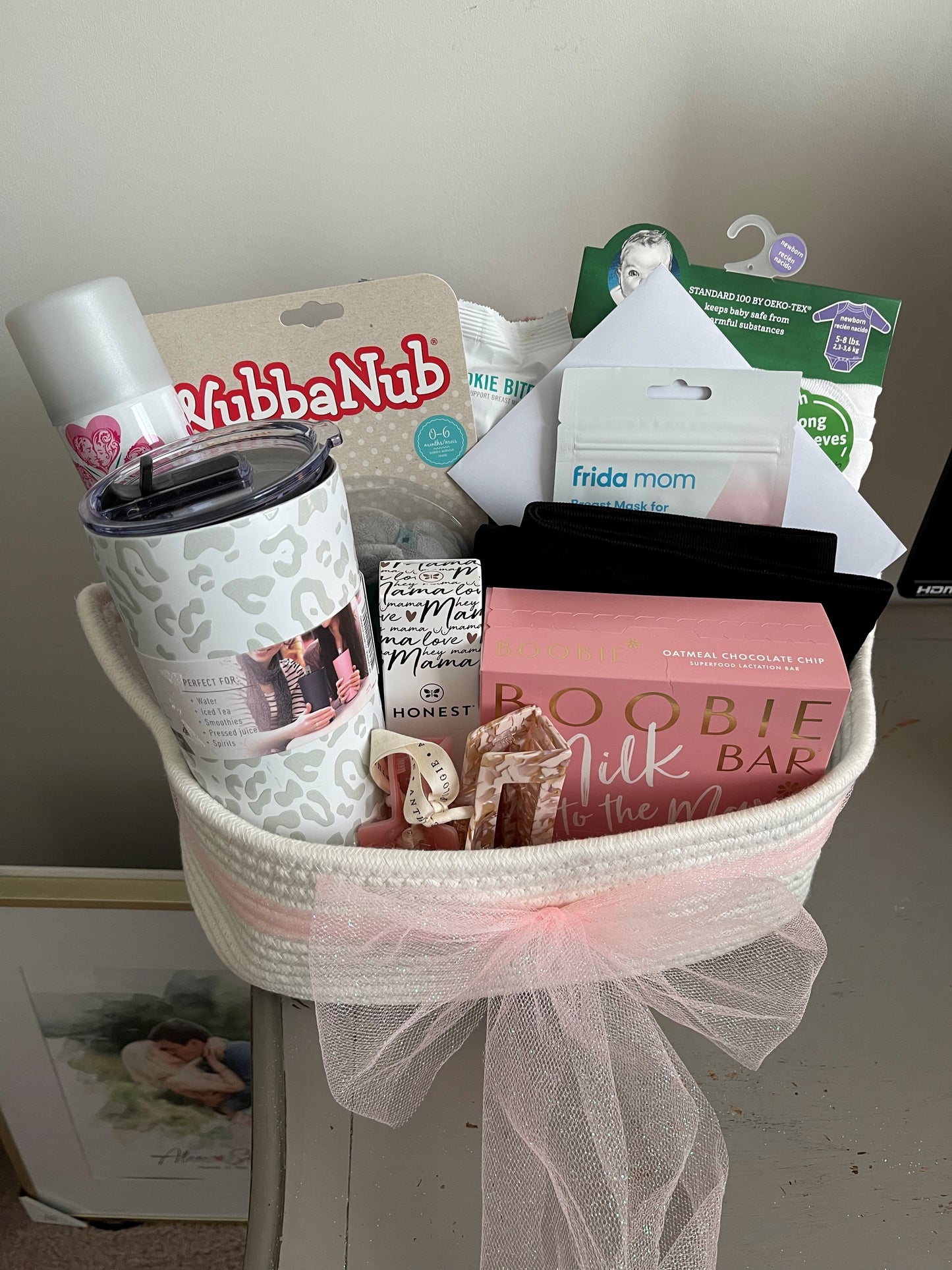 Custom New Mom Gift Basket